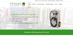 Desktop Screenshot of cs-secutec.de